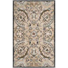 BELLA, BEIGE / MULTI, 2'-6" X 4', Area Rug