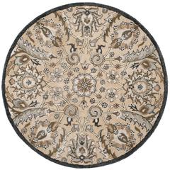 BELLA, BEIGE / MULTI, 5' X 5' Round, Area Rug
