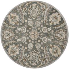 BELLA, GREY / MULTI, 5' X 5' Round, Area Rug, BEL923B-5R