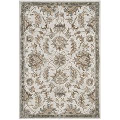 BELLA, IVORY / LIGHT GREY, 4' X 6', Area Rug