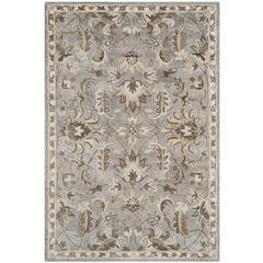 BELLA, GREY / MULTI, 4' X 6', Area Rug, BEL924B-4