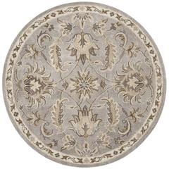 BELLA, GREY / MULTI, 5' X 5' Round, Area Rug, BEL924B-5R