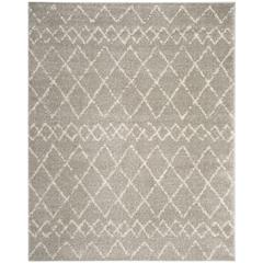 BERBER SHAG, LIGHT GREY / CREAM, 8' X 10', Area Rug, BER165B-8