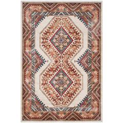 BIJAR, IVORY / RUST, 4' X 6', Area Rug