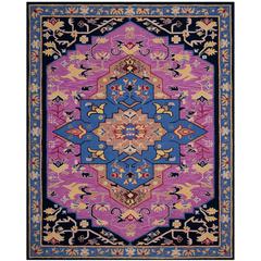 Bellagio, PINK / MULTI, 8' X 10', Area Rug, BLG506A-8