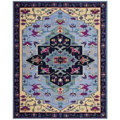 Bellagio, LIGHT BLUE / MULTI, 8' X 10', Area Rug, BLG506B-8
