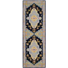 Bellagio, NAVY BLUE / MULTI, 2'-3" X 7', Area Rug, BLG506C-27