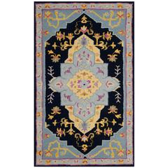 Bellagio, NAVY BLUE / MULTI, 3' X 5', Area Rug, BLG506C-3