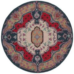 Bellagio, IVORY / PINK, 5' X 5' Round, Area Rug, BLG535A-5R