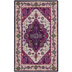 Bellagio, IVORY / PINK, 2'-3" X 11', Area Rug