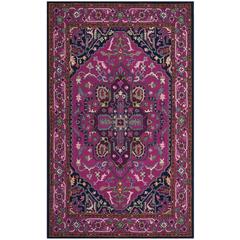 Bellagio, PINK / NAVY, 5' X 8', Area Rug
