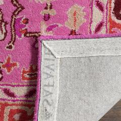 Bellagio, RED PINK / IVORY, 6' X 9', Area Rug