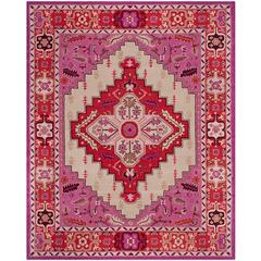 Bellagio, RED PINK / IVORY, 8' X 10', Area Rug