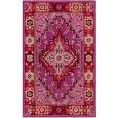 Bellagio, RED / PINK, 2'-3" X 11', Area Rug