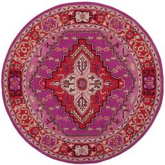 Bellagio, RED / PINK, 5' X 5' Round, Area Rug