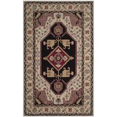 Bellagio, BEIGE / BLACK, 5' X 8', Area Rug