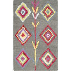 Bellagio, DARK GREY / MULTI, 2'-6" X 4', Area Rug