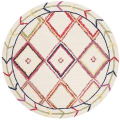 Bellagio, IVORY / MULTI, 5' X 5' Round, Area Rug, BLG563A-5R