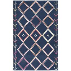 Bellagio, NAVY / MULTI, 5' X 8', Area Rug