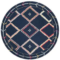 Bellagio, NAVY / MULTI, 5' X 5' Round, Area Rug