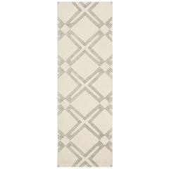 Bellagio, IVORY / SILVER, 2'-3" X 7', Area Rug