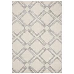 Bellagio, IVORY / SILVER, 4' X 6', Area Rug