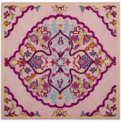 Bellagio, PINK / MULTI, 5' X 5' Square, Area Rug, BLG605A-5SQ