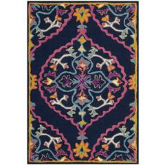 Bellagio, NAVY BLUE / MULTI, 2' X 3', Area Rug, BLG605C-2