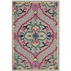 Bellagio, DARK GREY / MULTI, 2' X 3', Area Rug, BLG605D-2