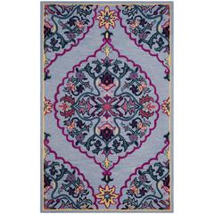 Bellagio, BLUE / MULTI, 5' X 8', Area Rug