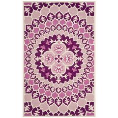 Bellagio, PINK / IVORY, 5' X 8', Area Rug