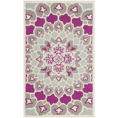 Bellagio, GREY / IVORY, 3' X 5', Area Rug