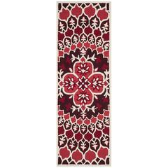 Bellagio, RED / IVORY, 2'-3" X 7', Area Rug