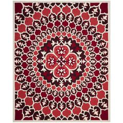 Bellagio, RED / IVORY, 8' X 10', Area Rug