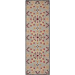Bellagio, LIGHT GREY / BLACK, 2'-3" X 7', Area Rug