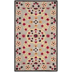Bellagio, LIGHT GREY / BLACK, 2' X 3', Area Rug