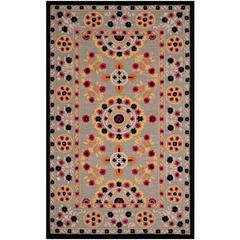 Bellagio, LIGHT GREY / BLACK, 5' X 8', Area Rug