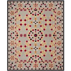 Bellagio, LIGHT GREY / BLACK, 8' X 10', Area Rug