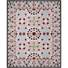 Bellagio, LIGHT BLUE / BLACK, 8' X 10', Area Rug