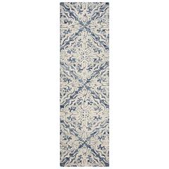 BLOSSOM, BLUE / IVORY, 2'-3" X 8', Area Rug, BLM103M-28