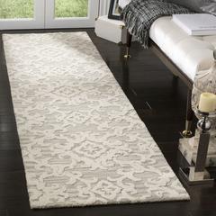 BLOSSOM, GREY / IVORY, 2'-3" X 8', Area Rug, BLM104A-28