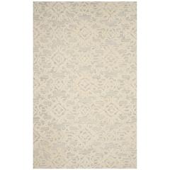 BLOSSOM, GREY / IVORY, 4' X 6', Area Rug, BLM104A-4