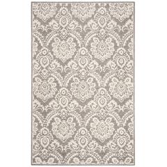 BLOSSOM, BLUE / IVORY, 5' X 8', Area Rug, BLM106F-5