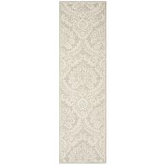 BLOSSOM, SILVER / IVORY, 2'-3" X 8', Area Rug, BLM106G-28