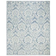 BLOSSOM, BLUE / IVORY, 8' X 10', Area Rug, BLM106M-8