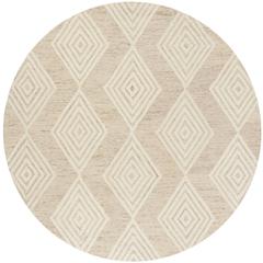 BLOSSOM, BEIGE / IVORY, 6' X 6' Round, Area Rug, BLM111B-6R