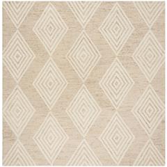 BLOSSOM, BEIGE / IVORY, 6' X 6' Square, Area Rug, BLM111B-6SQ