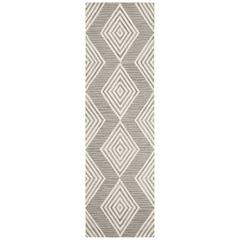BLOSSOM, DARK GREY / IVORY, 2'-3" X 8', Area Rug