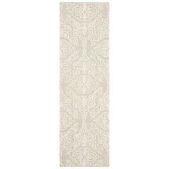BLOSSOM, SILVER / IVORY, 2'-3" X 8', Area Rug, BLM112G-28