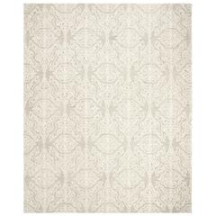 BLOSSOM, SILVER / IVORY, 8' X 10', Area Rug, BLM112G-8